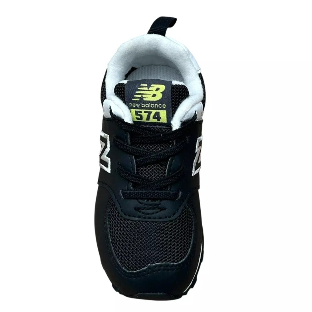 New Balance Toddler Girl's Slip-on Sneakers Size 7 Black/White Flower Print - Picture 5 of 12